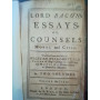 Lord Bacon's Essays  or Counsels Moral and Civil