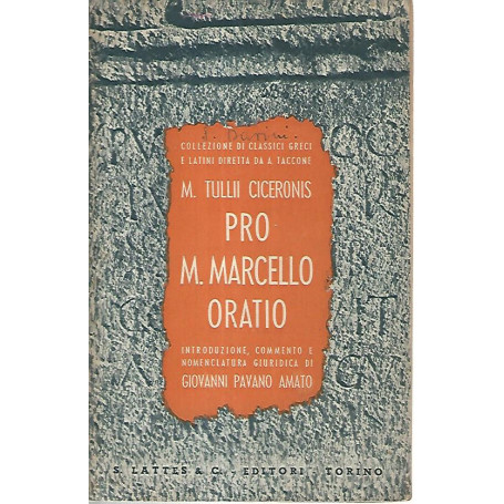 Pro M. Marcello Oratio